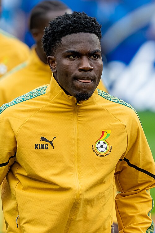 Ernest Nuamah during England v Ghana on 23 June 2026 at the 2026 FIFA World CupWikiPortraits at 2026 FIFA World Cup (England v Ghana, 23 June 2026)