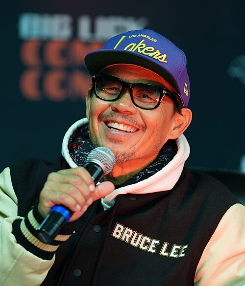 Ernie Reyes Jr, actor, speaking at Big Lick Comic Con in Roanoke, Va in February 2026 TMNT Fandom & Friends.