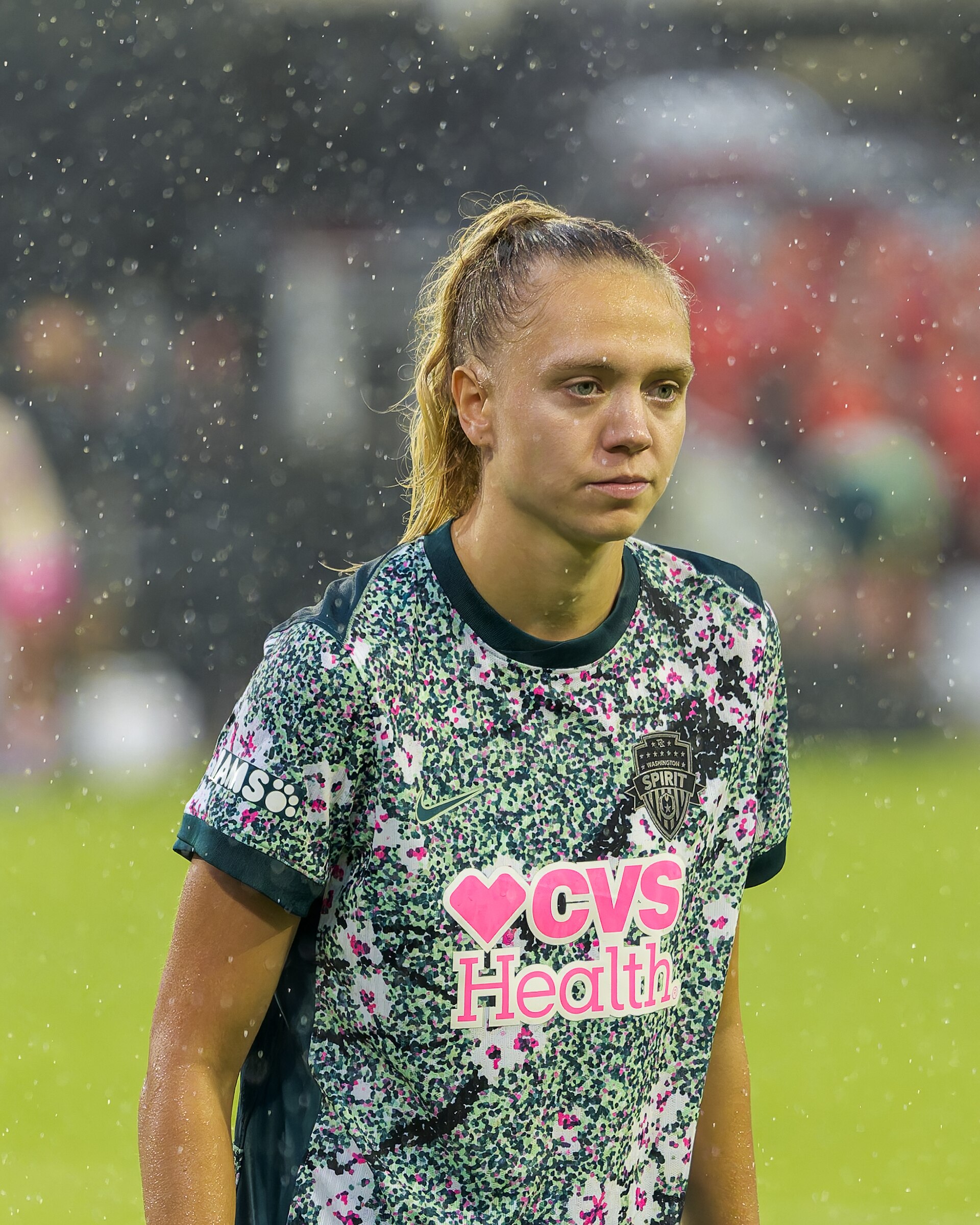 Esme Morgan playing for the Washington Spirit vs San Diego Wave FC on August, 2, 2026