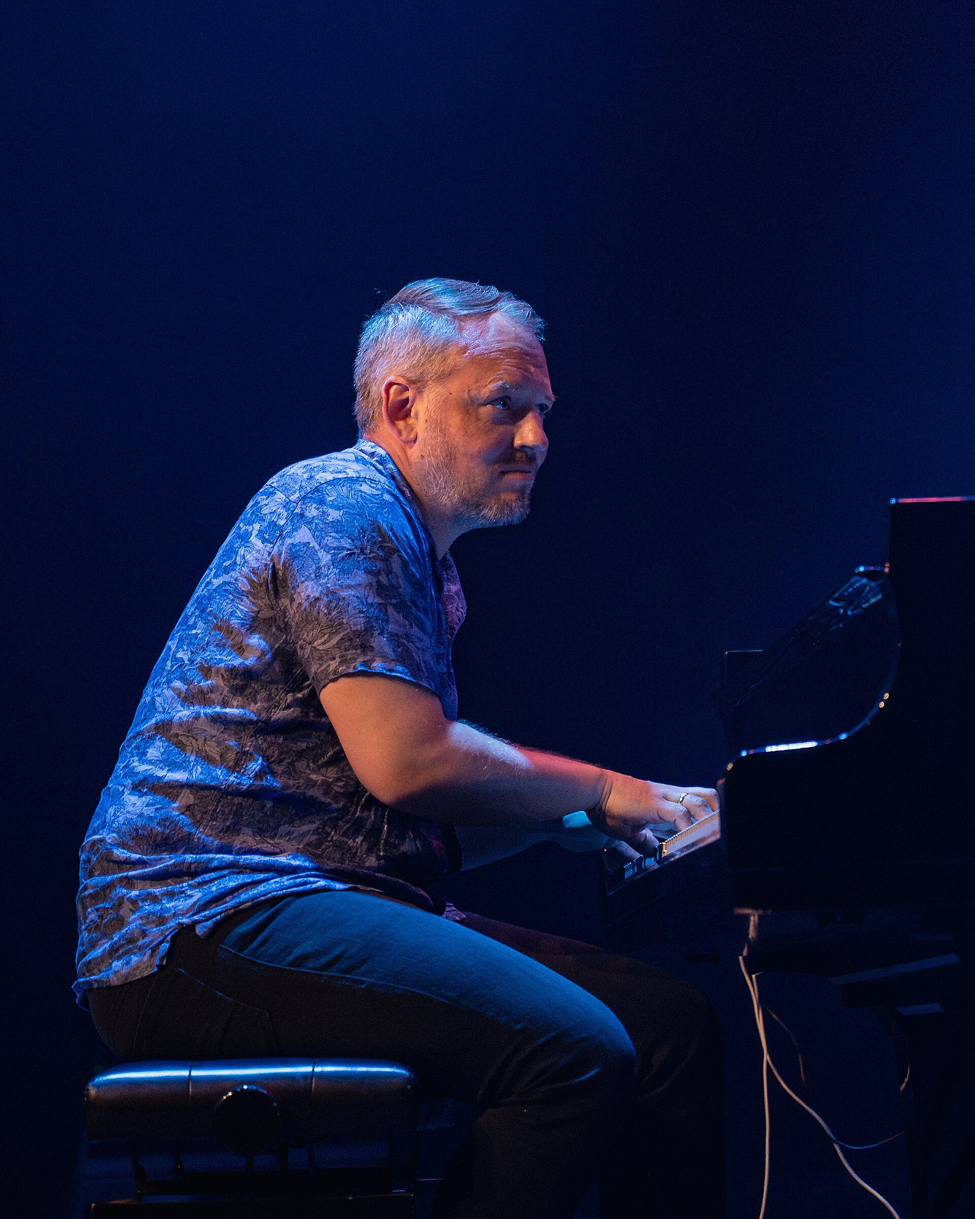 Espen Berg performing at the Canal Street festival in Arendal, Norway, 2026