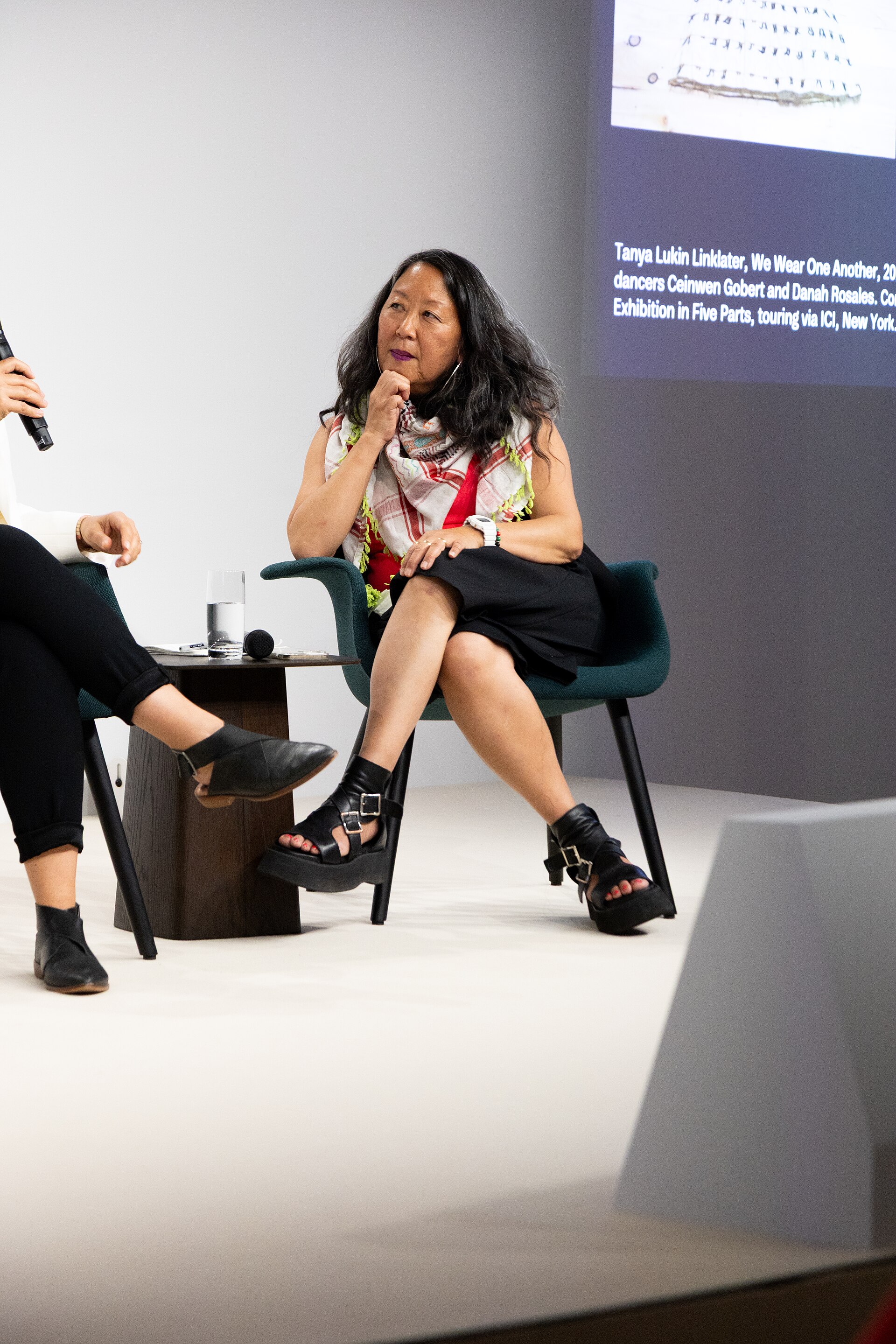 Eungie Joo, curator, at the Art Basel international art fair in Basel, Switzerland in June 2025.
