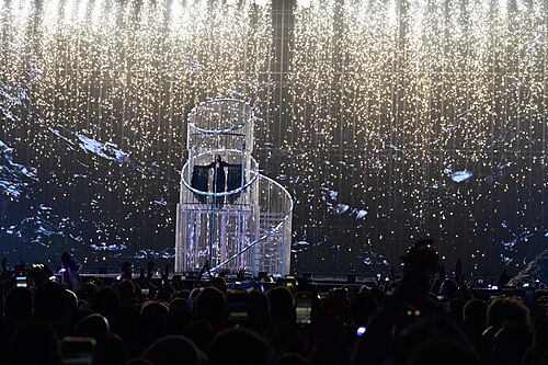 Yuval Raphael in the Second Semifinal of the 69th Annual Eurovision Song Contest
