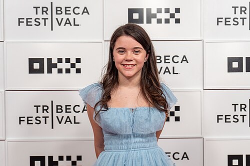Eva Jade Halford at the premiere of "The Last Day" at the 25th Tribeca Film Festival in New York City.