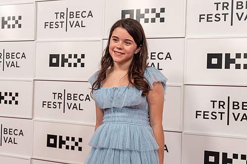 Eva Jade Halford at the premiere of "The Last Day" at the 25th Tribeca Film Festival in New York City.