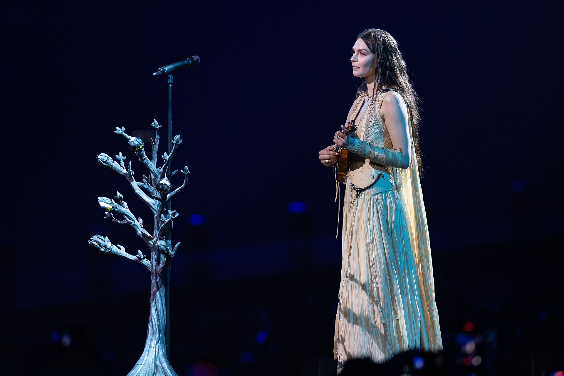 Eva Marija performing Mother Nature, representing Luxembourg in the 2nd Semi Final of the 2026 Eurovision Song Contest in Vienna