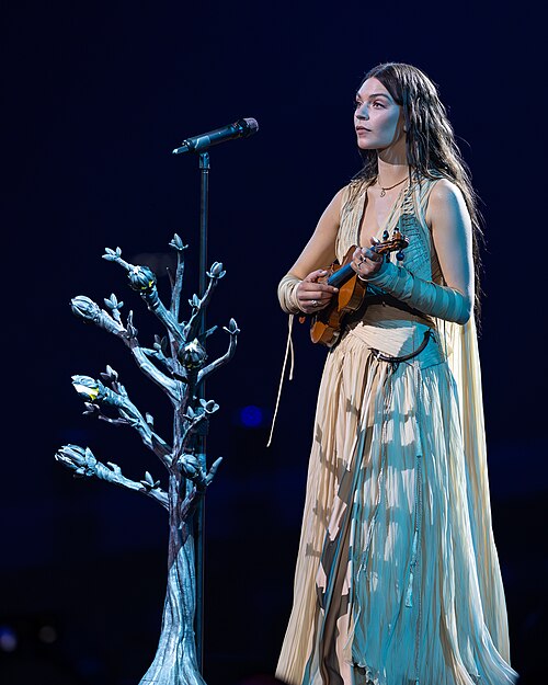 Eva Marija performing Mother Nature, representing Luxembourg in the 2nd Semi Final of the 2026 Eurovision Song Contest in Vienna