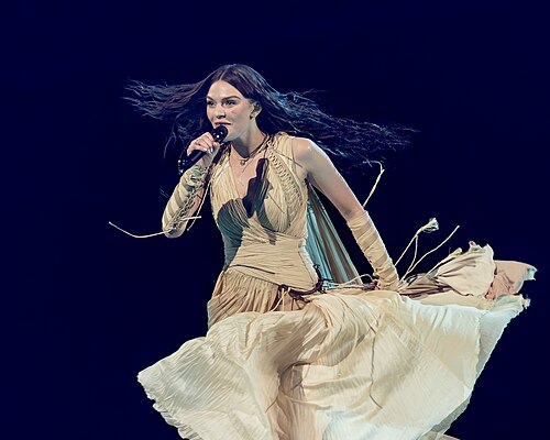 Eva Marija performing Mother Nature, representing Luxembourg in the 2nd Semi Final of the 2026 Eurovision Song Contest in Vienna