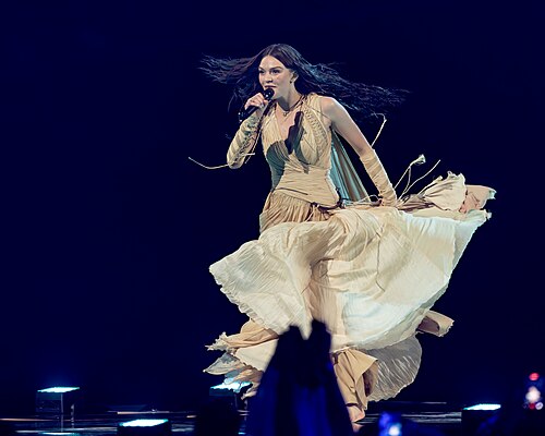 Eva Marija performing Mother Nature, representing Luxembourg in the 2nd Semi Final of the 2026 Eurovision Song Contest in Vienna