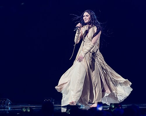 Eva Marija performing Mother Nature, representing Luxembourg in the 2nd Semi Final of the 2026 Eurovision Song Contest in Vienna