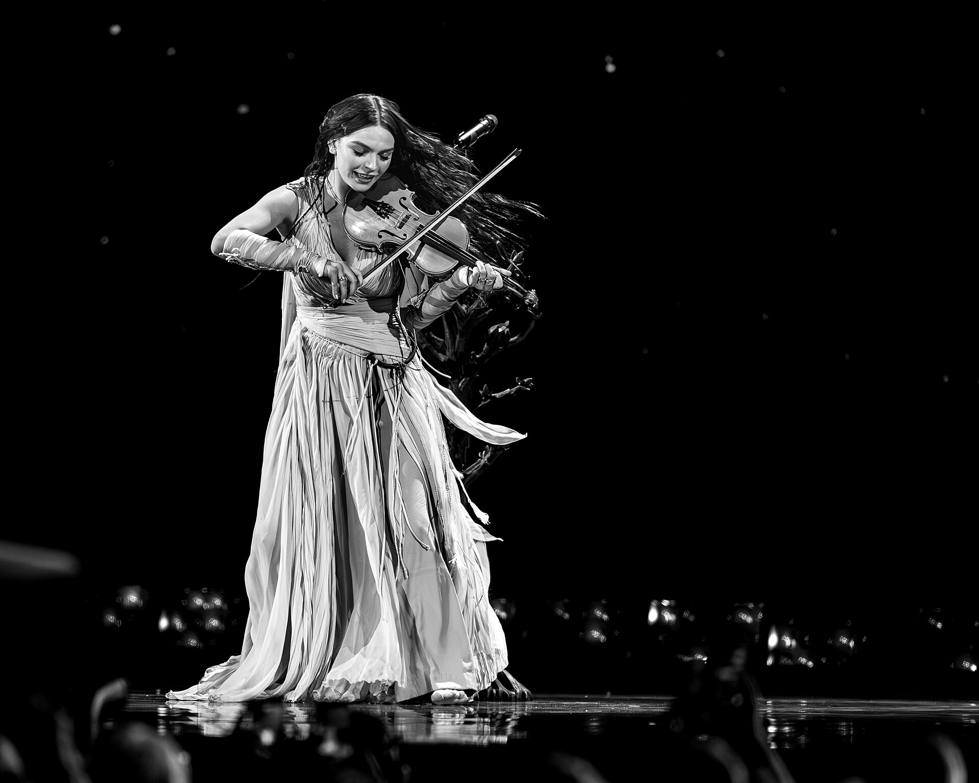 Eva Marija performing Mother Nature, representing Luxembourg in the 2nd Semi Final of the 2026 Eurovision Song Contest in Vienna