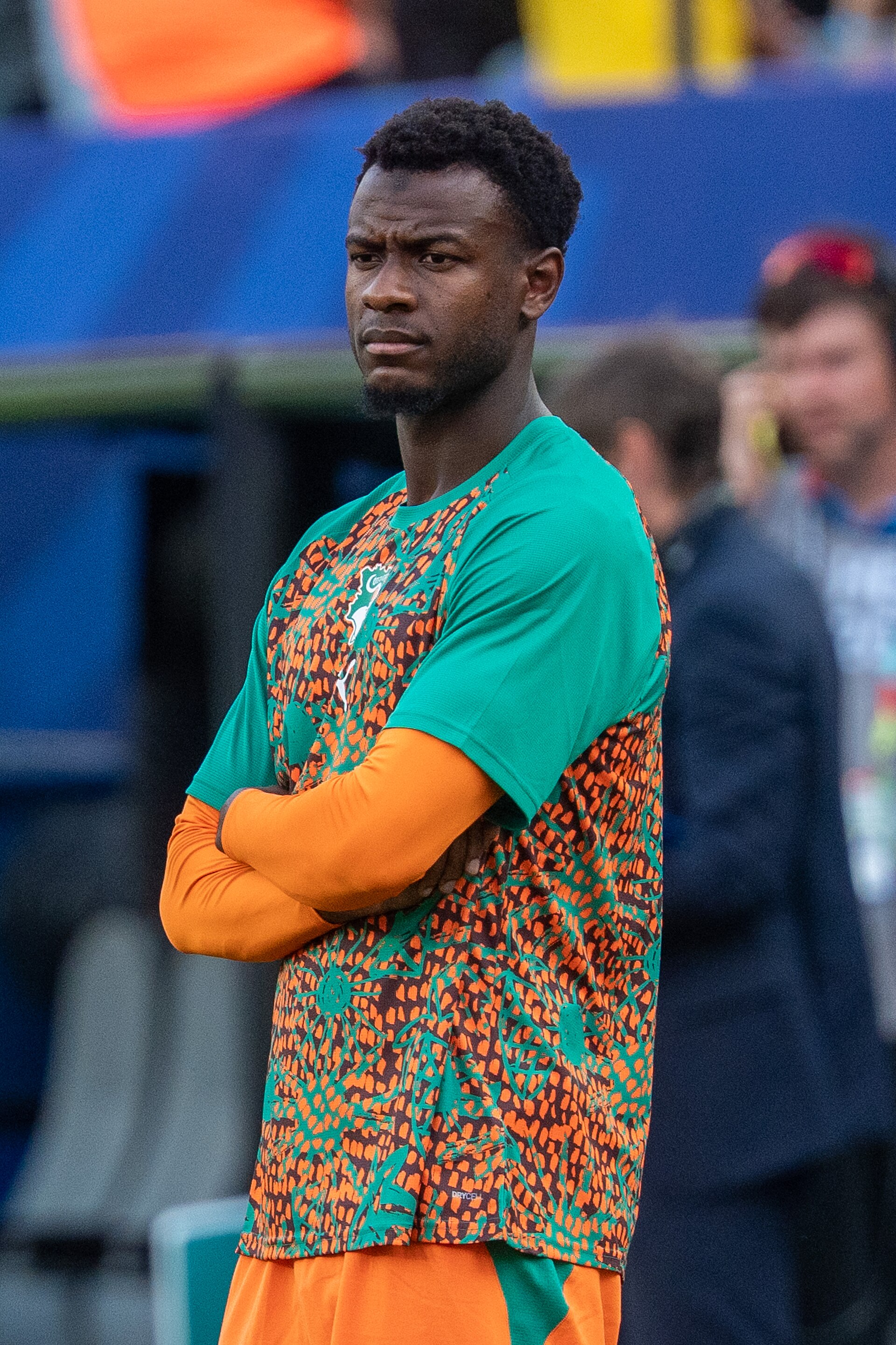 Evan Ndicka during Côte d'Ivoire v Ecuador on 14 June 2026 at the 2026 FIFA World Cup