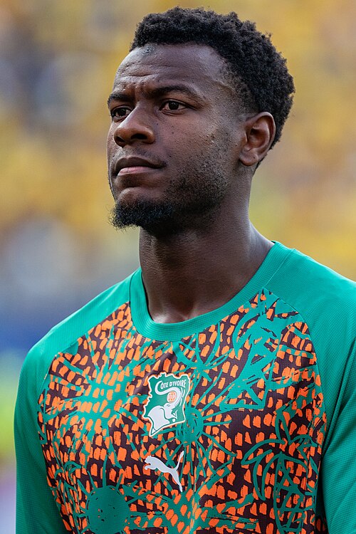 Evan Ndicka during Côte d'Ivoire v Ecuador on 14 June 2026 at the 2026 FIFA World Cup