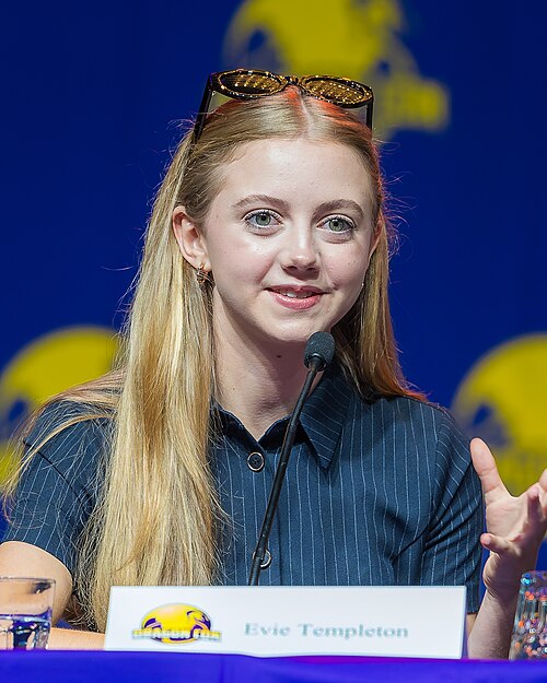 Evie Templeton, actor, at Dragon Con in Atlanta Ga September 4 2026