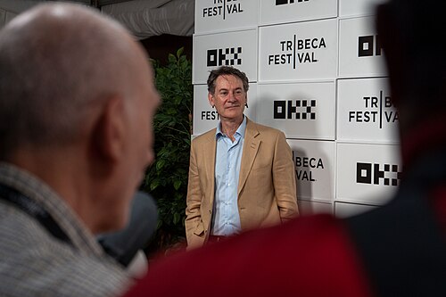 Ezra Barnes at the premiere of "The Last Day" at the 25th Tribeca Film Festival in New York City.