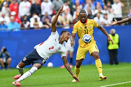 FOXBOROUGH, UNITED STATES - June 23: = during the FIFA World Cup 2026 Group L match between England and Ghana on June 23, 2026 Boston Stadium , Foxborough, Massachusetts