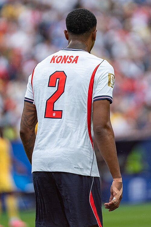 Ezri Konsa during England v Ghana on 23 June 2026 at the 2026 FIFA World CupWikiPortraits at 2026 FIFA World Cup (England v Ghana, 23 June 2026)