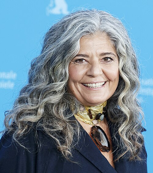 Fériel Chamari pose at the "À Voix Basse" (In A Whisper) photocall at Berlinale 2026 in Berlin, Germany