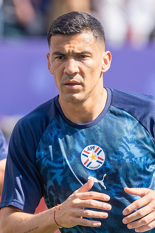 Fabian Balbuena during France v Paraguay at the 2026 FIFA World Cup