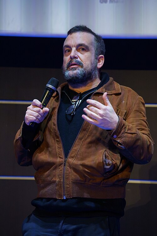 Nacho Vigalondo en el Festival de cine fantástico de la Universidad de Málaga Fancine en su edición de 2024 en el Cine Albéniz