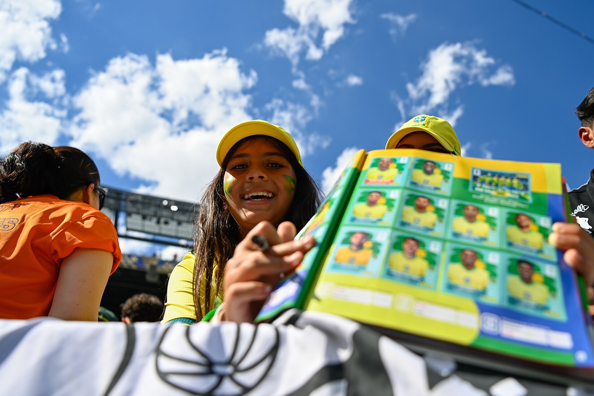 EAST RUTHERFORD, UNITED STATES - June 13: Fans seen prior the of Brazil v Morocco match during the FIFA World Cup 2026 Group C match between Brazil and Morocco on June 13, 2026
