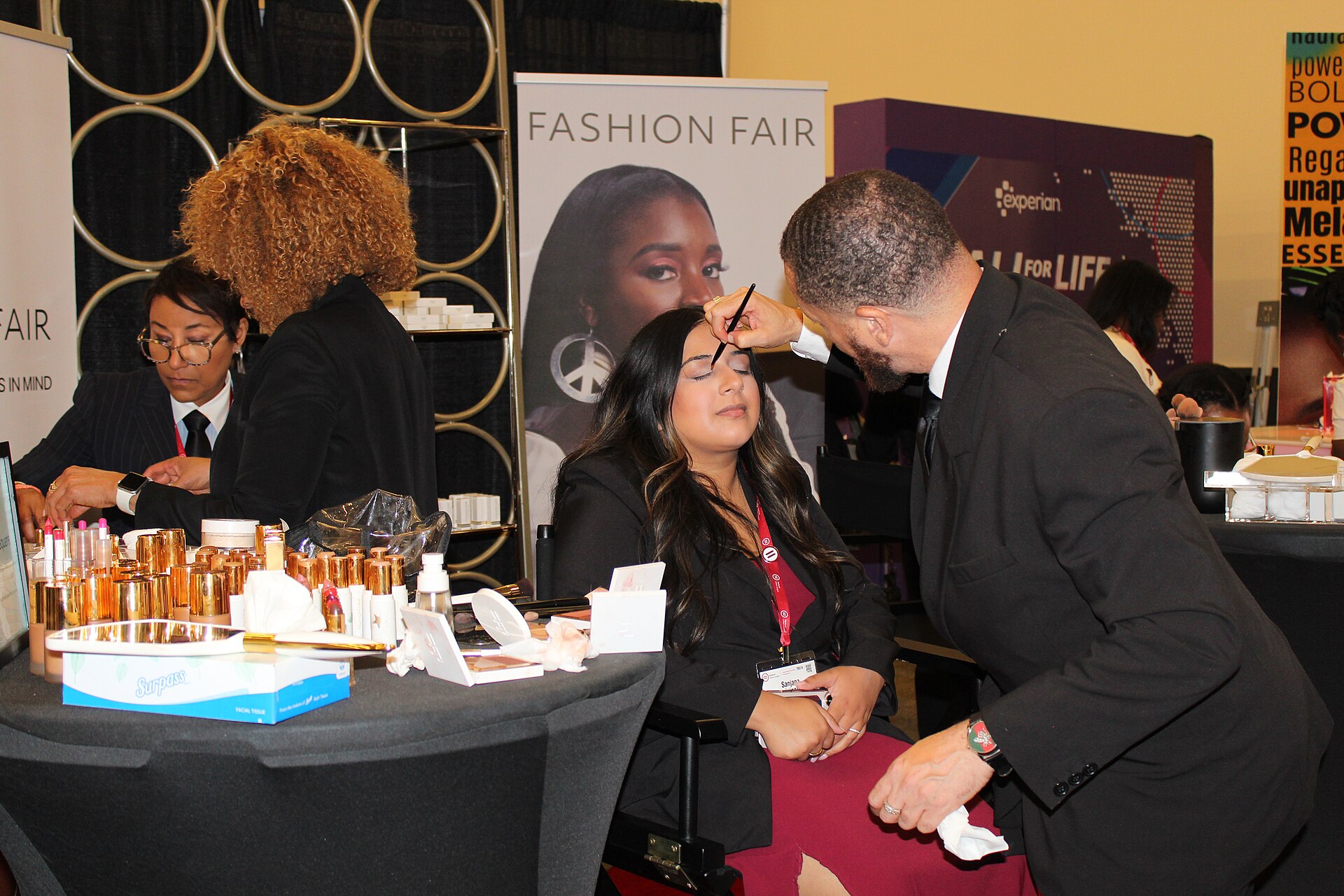 Fashion Fair Booth at the 2025 National Urban League Conference.