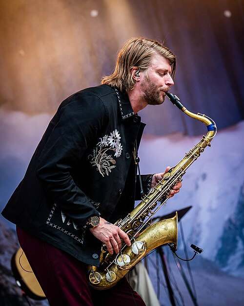 Fay Wildhagen med band, Ravnedalen Live festival i Kristiansand, 2024.
Foto: Birgit Fostervold @knipselyst

CC: BY-SA 2.0
