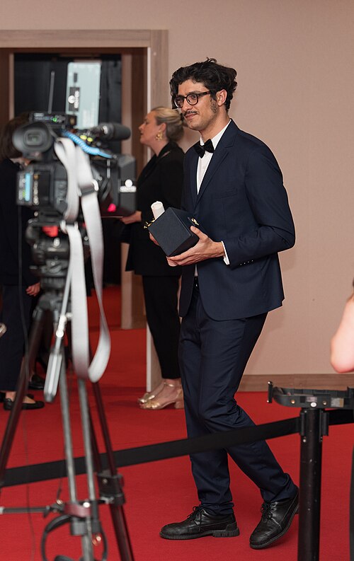 Federico Luis, winner of the Palme d'Or for short film, at 2026 Cannes Film Festival