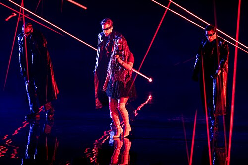 Felicia performing My System, representing Sweden in the 1st Semi Final of the 2026 Eurovision Song Contest in Vienna