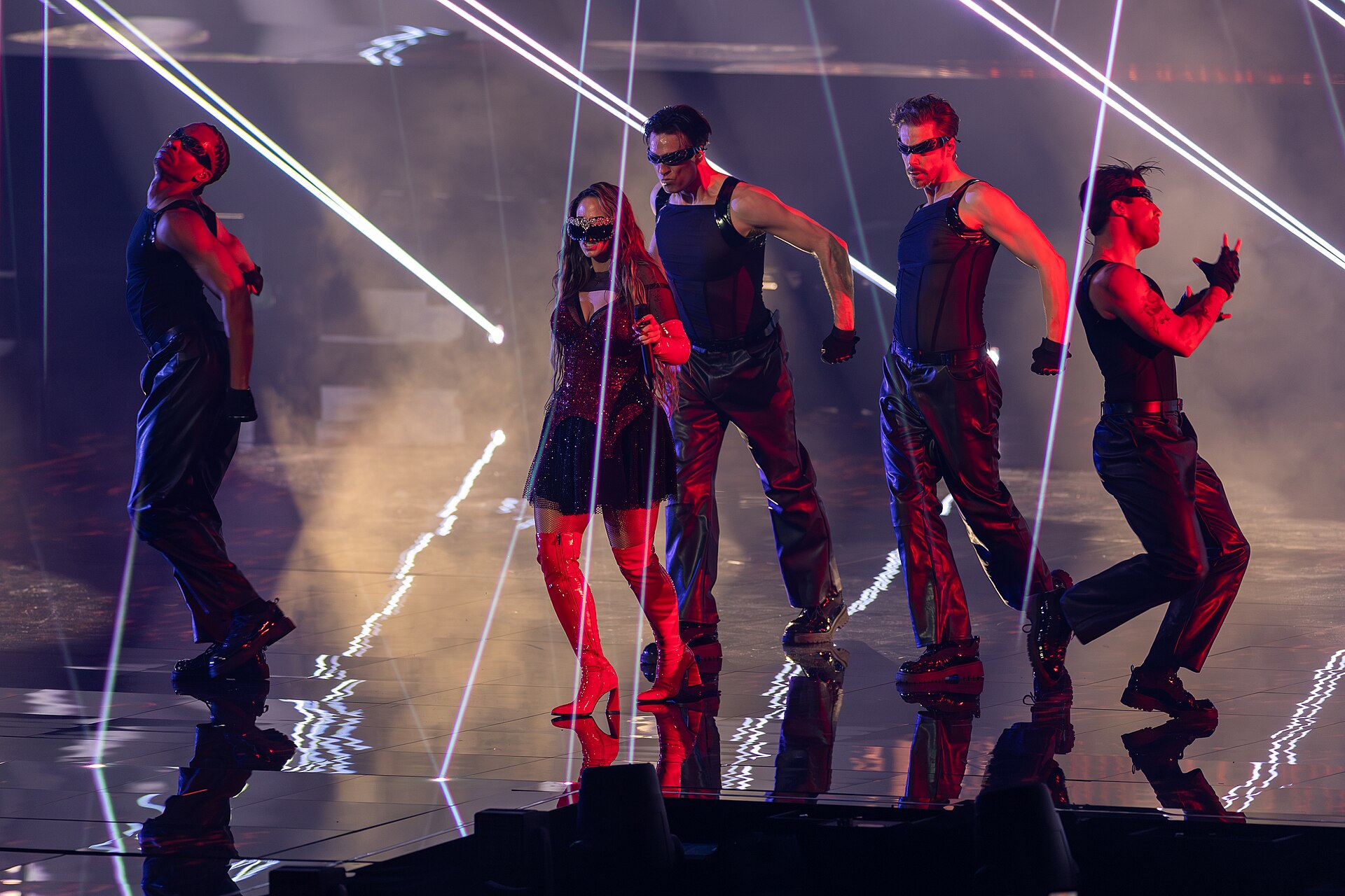 Felicia performing My System, representing Sweden in the 1st Semi Final of the 2026 Eurovision Song Contest in Vienna