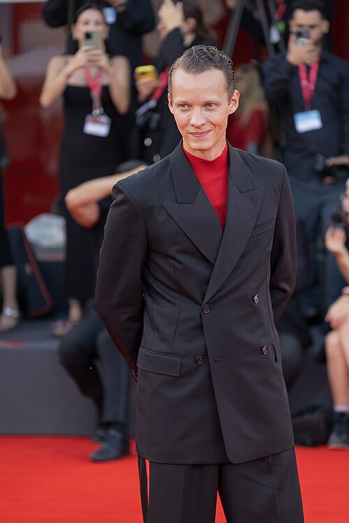 Felix Kammerer, actor, at 82nd Venice International Film Festival in Venice, Italy for the film Frankenstein.