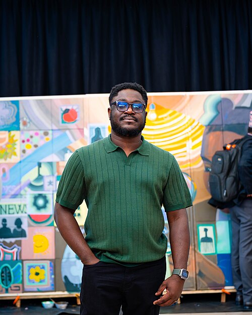 Photo of Felix Nartey at Wikimania 2025
