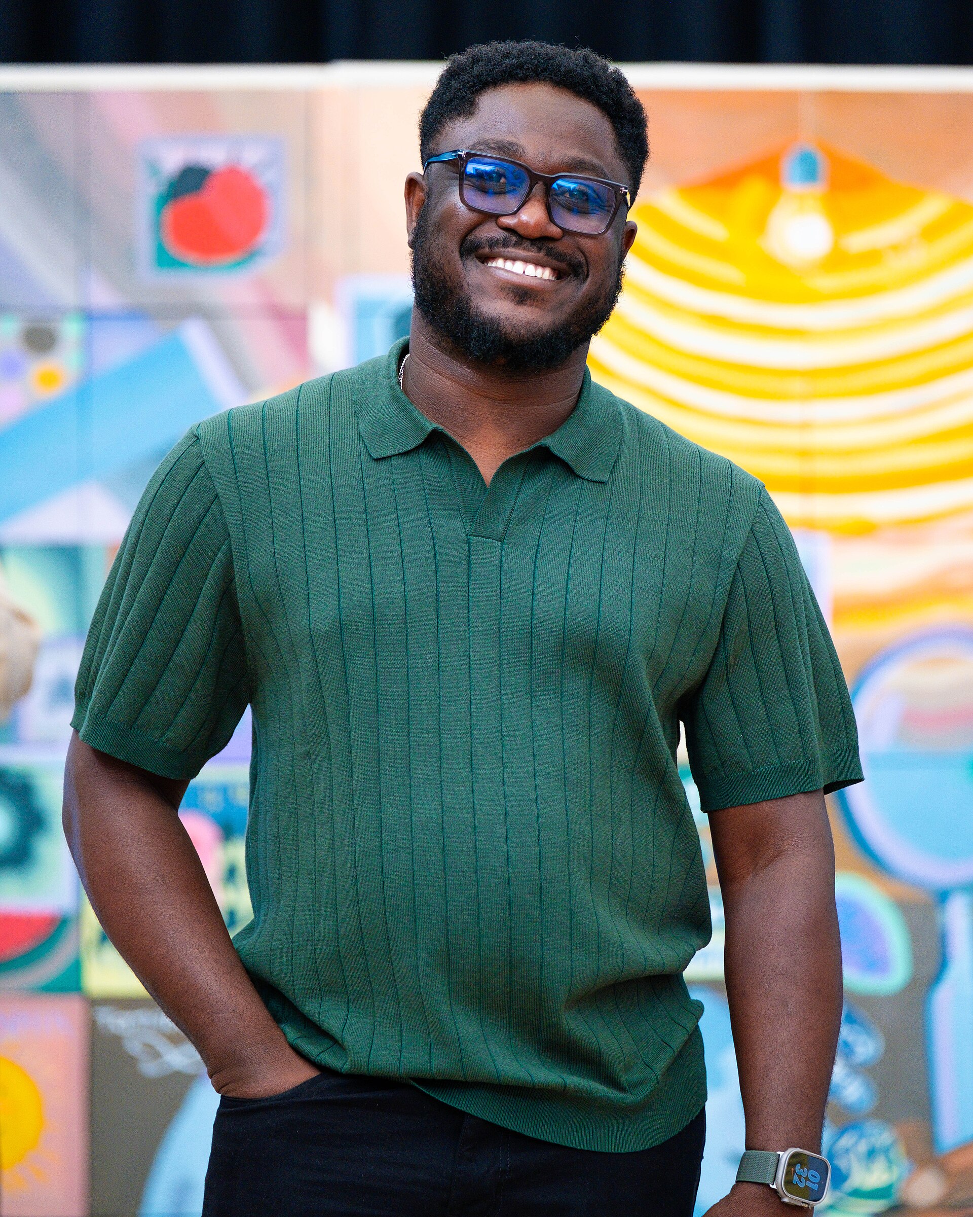 Photo of Felix Nartey at Wikimania 2025
