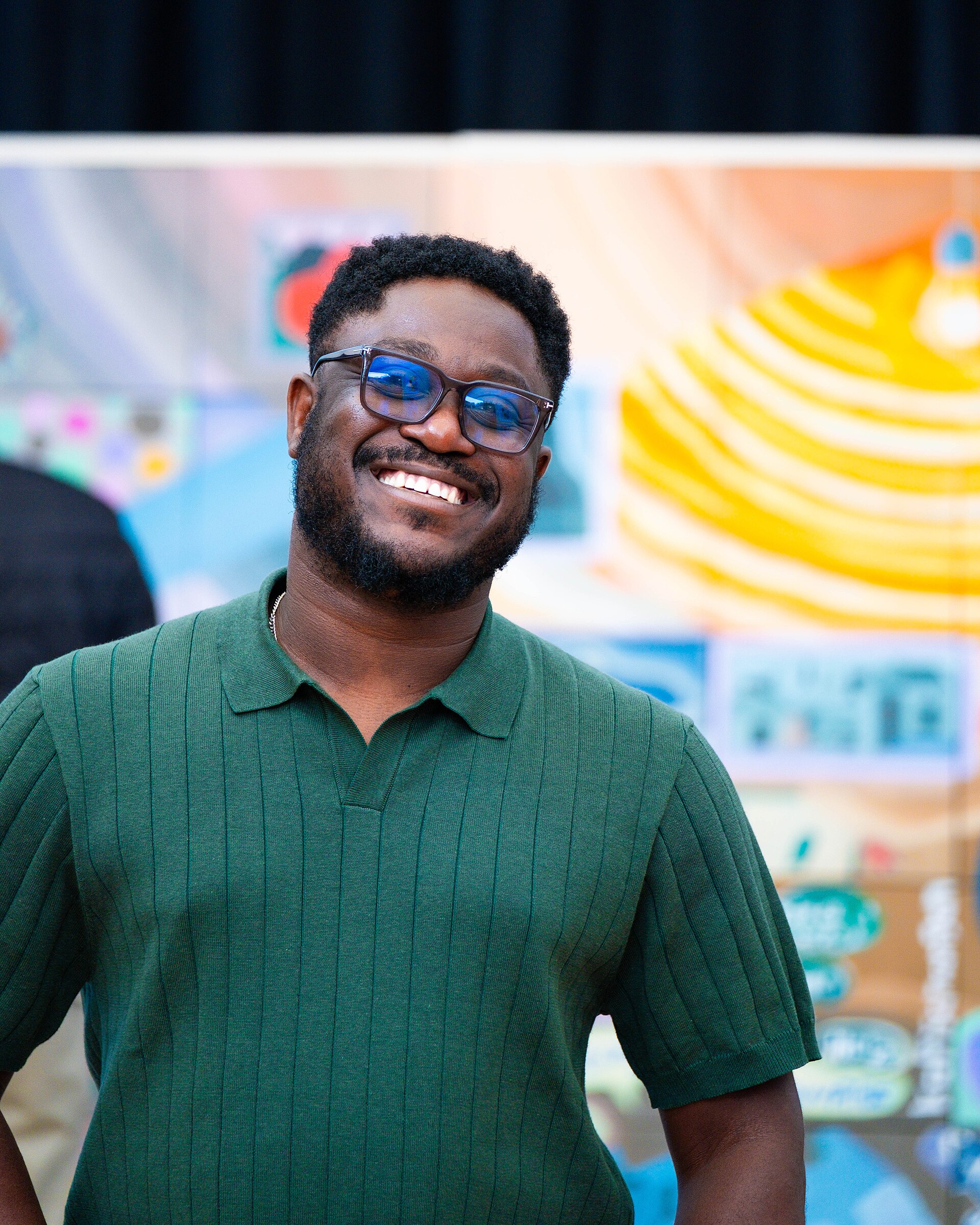 Photo of Felix Nartey at Wikimania 2025