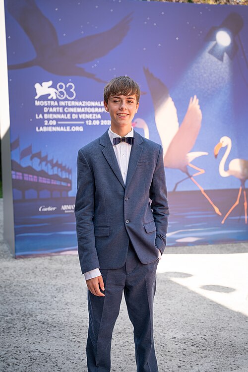 Finley Brown at the premiere for Eklipse at Venice Film Festival 2026.