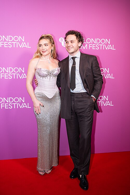 British Actor Finn Cole and Florence Pugh attend the premiere of In The Shadows at the 70th BFI London Film Festival 2026, Vue Cinema Leceister Square, 9h October 2026