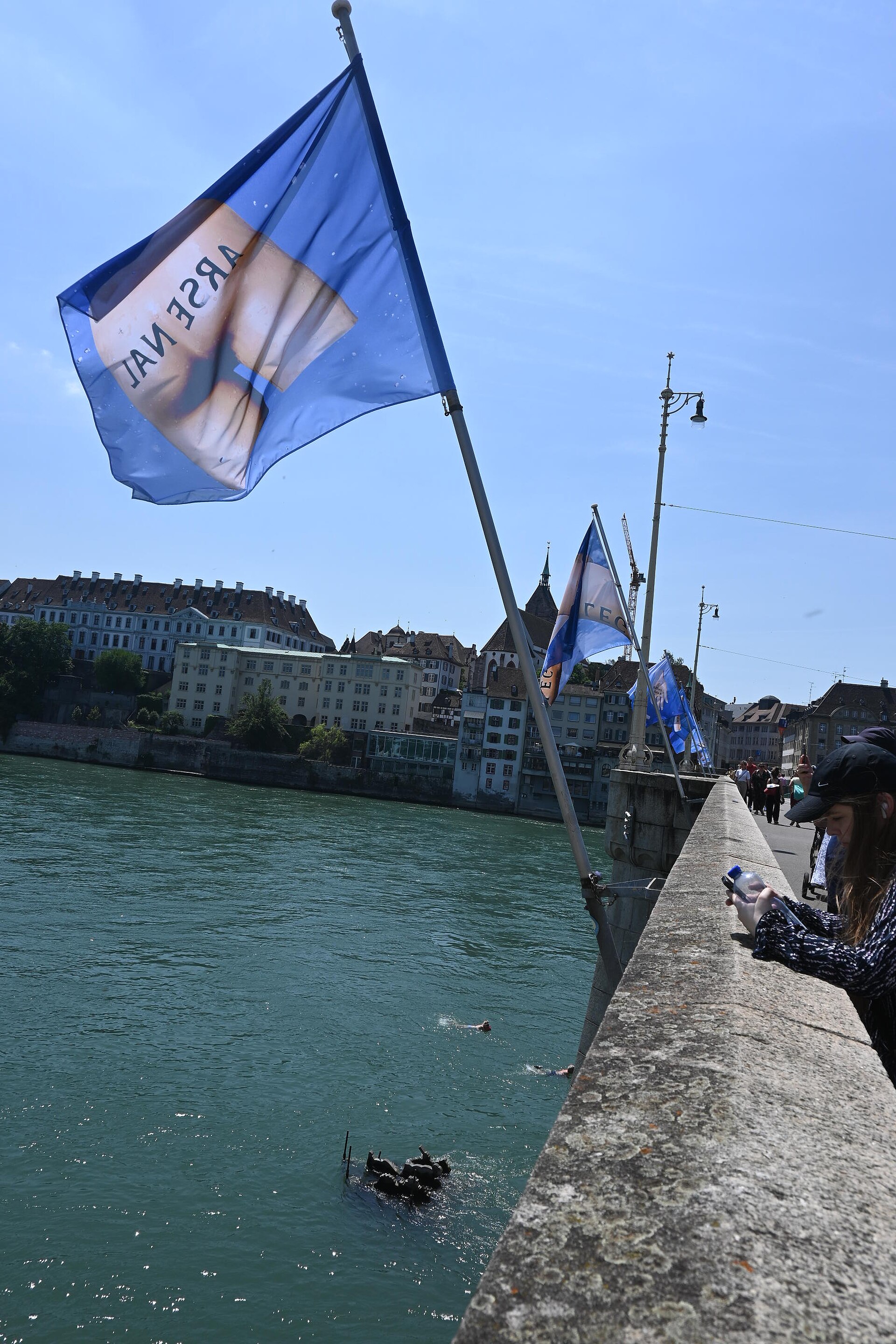 Fiona Banner aka The Vanity Press' DISARM FLAGS at Art Basel 2025 Parcours