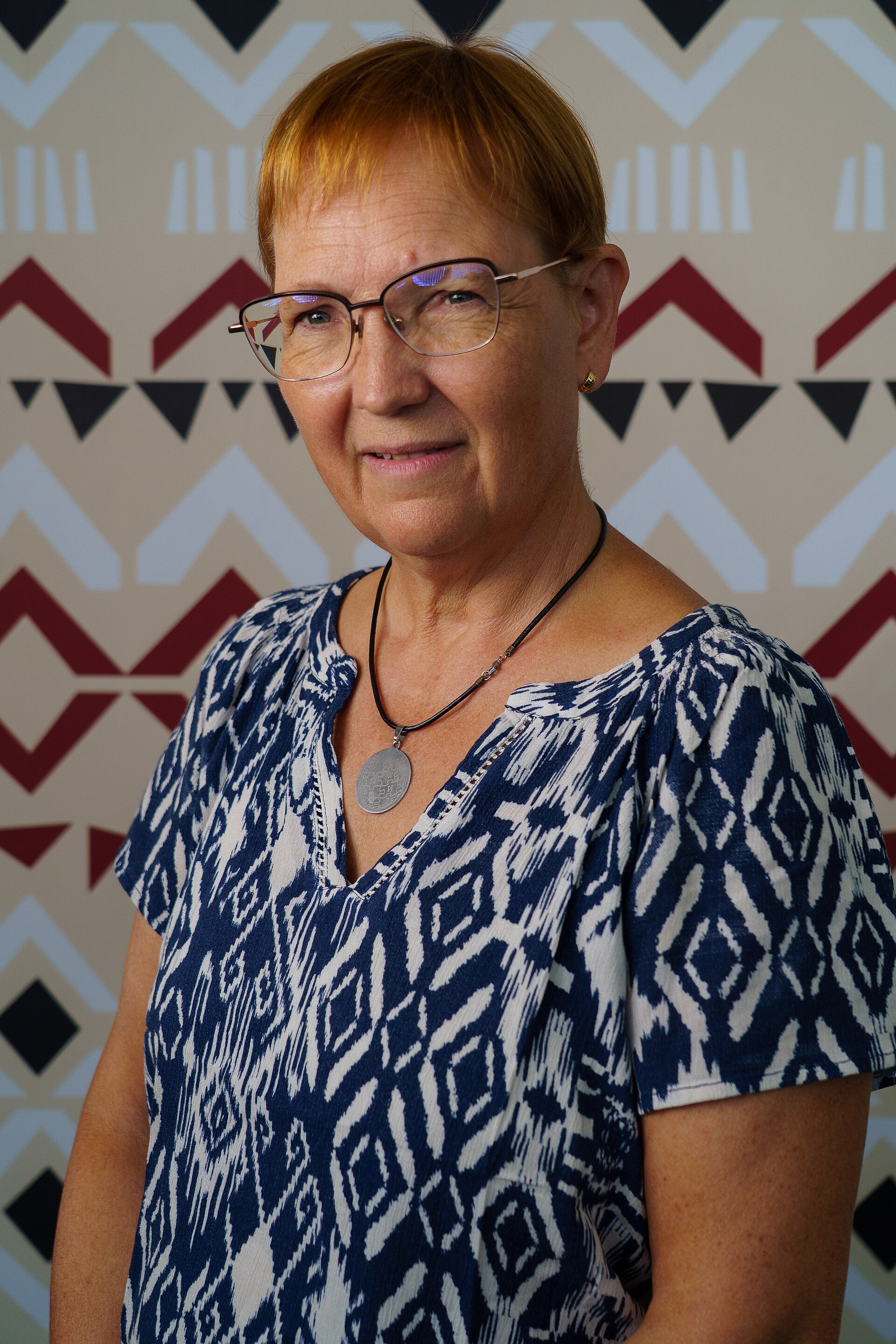 Florence Devouard portrait at Wikimania 2025 WikiPortraits Studio