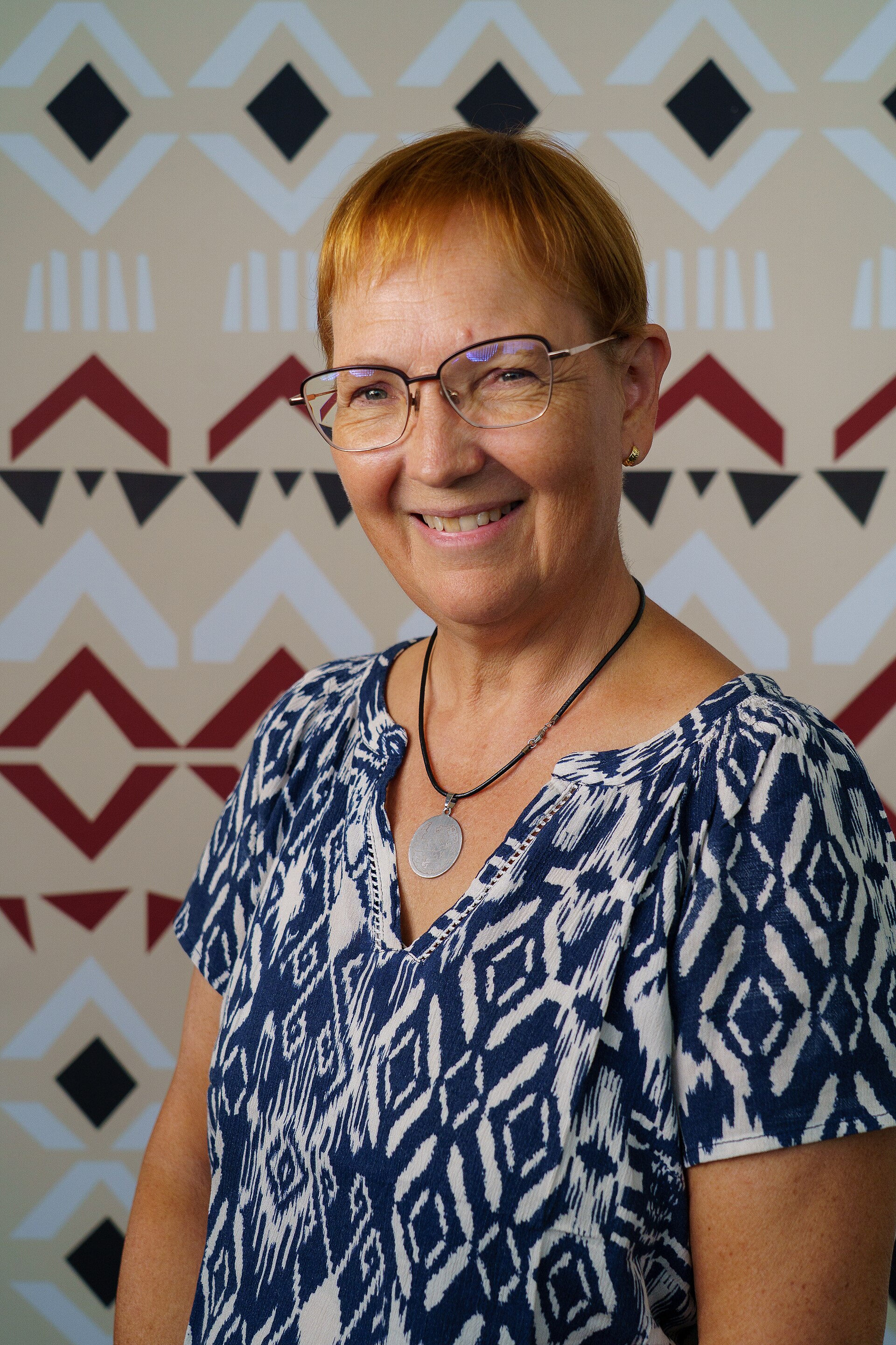Florence Devouard portrait at Wikimania 2025 WikiPortraits Studio