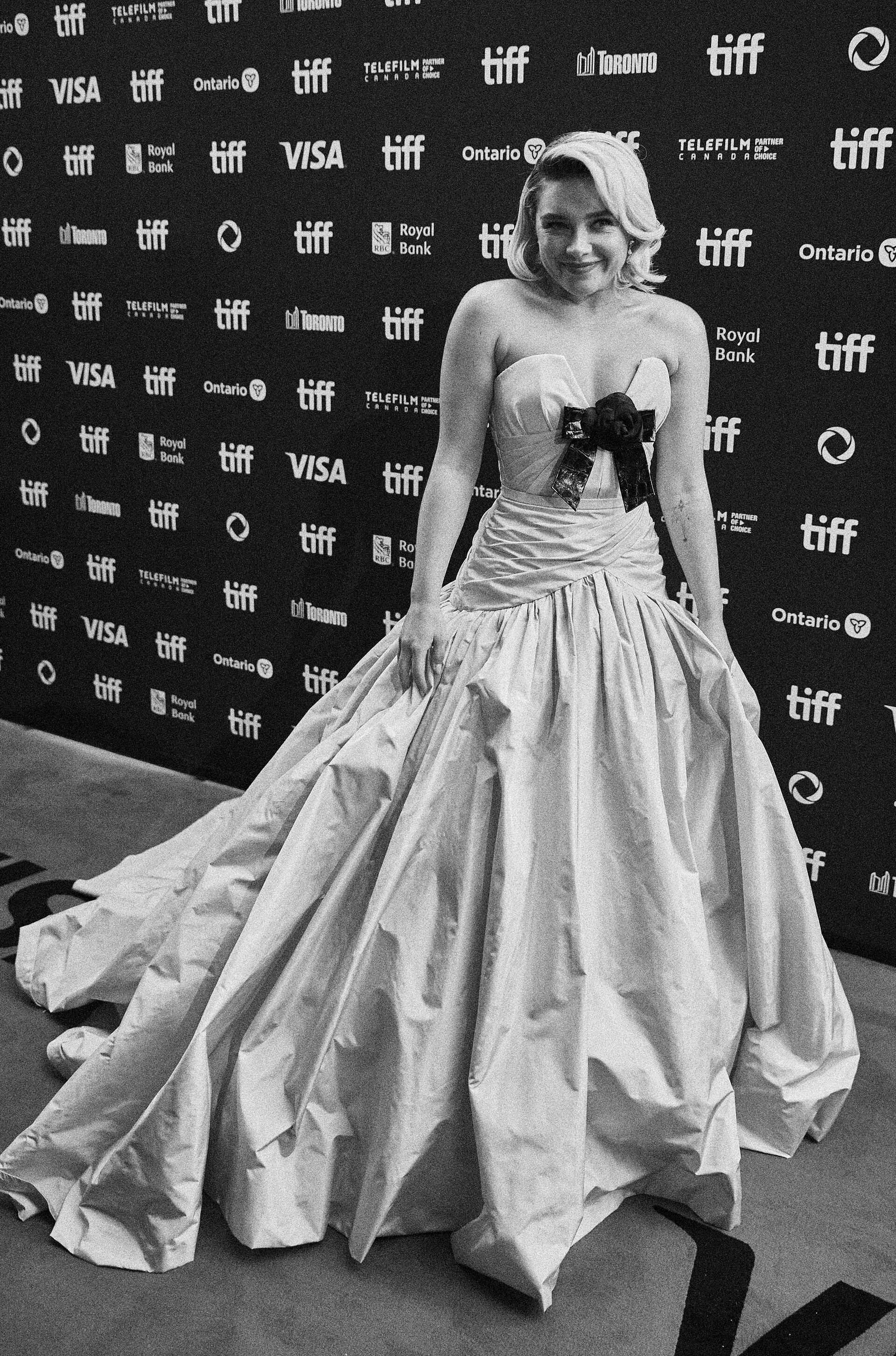 Florence Pugh, actor, at the 2024 Toronto International Film Festival (TIFF) in Toronto, Canada