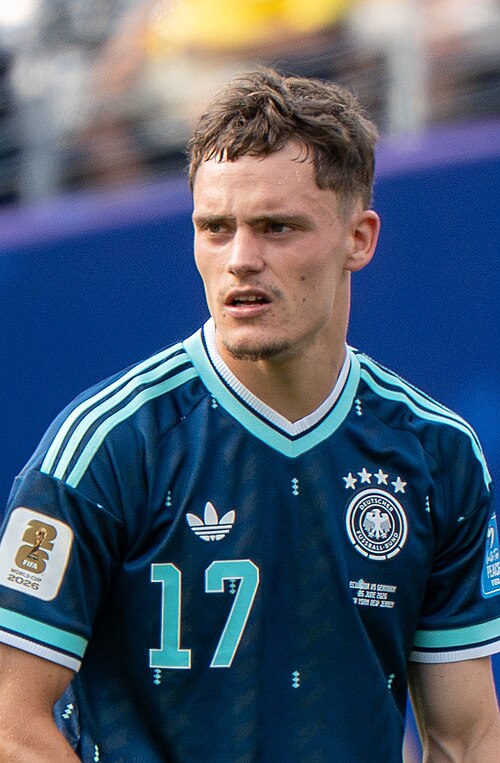 Florian Wirtz during Ecuador v Germany on 25 June 2026 at the 2026 FIFA World Cup