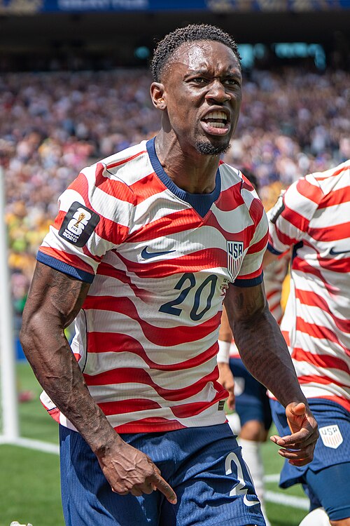 Folarin Balogun during United States v Australia on 19 June 2026 at the 2026 FIFA World Cup