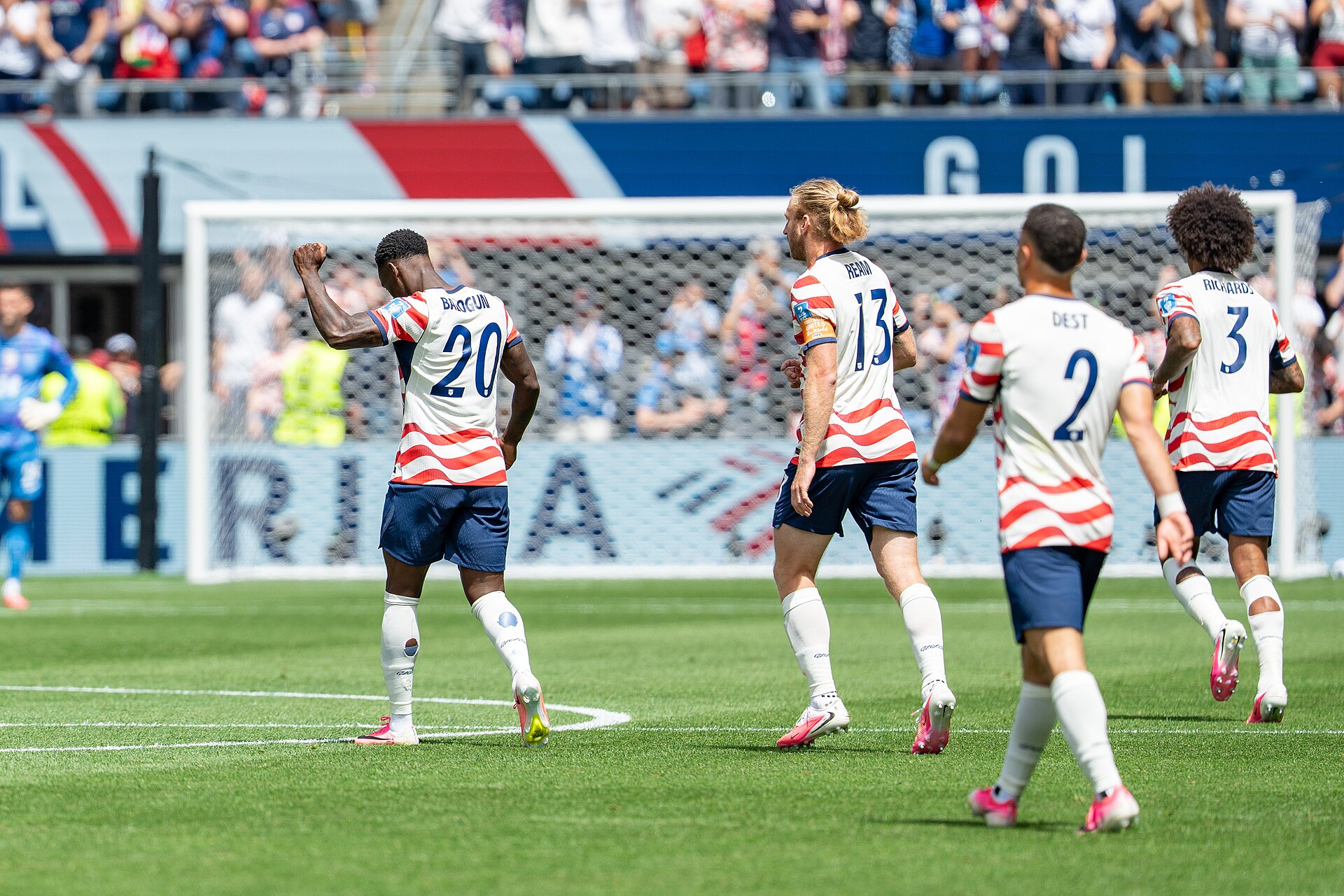 Folarin Balogun during United States v Australia on 19 June 2026 at the 2026 FIFA World Cup