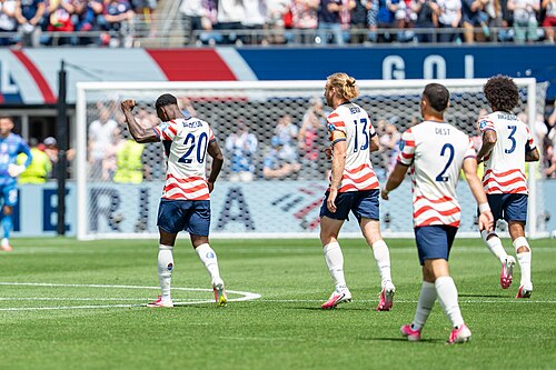 Folarin Balogun during United States v Australia on 19 June 2026 at the 2026 FIFA World Cup