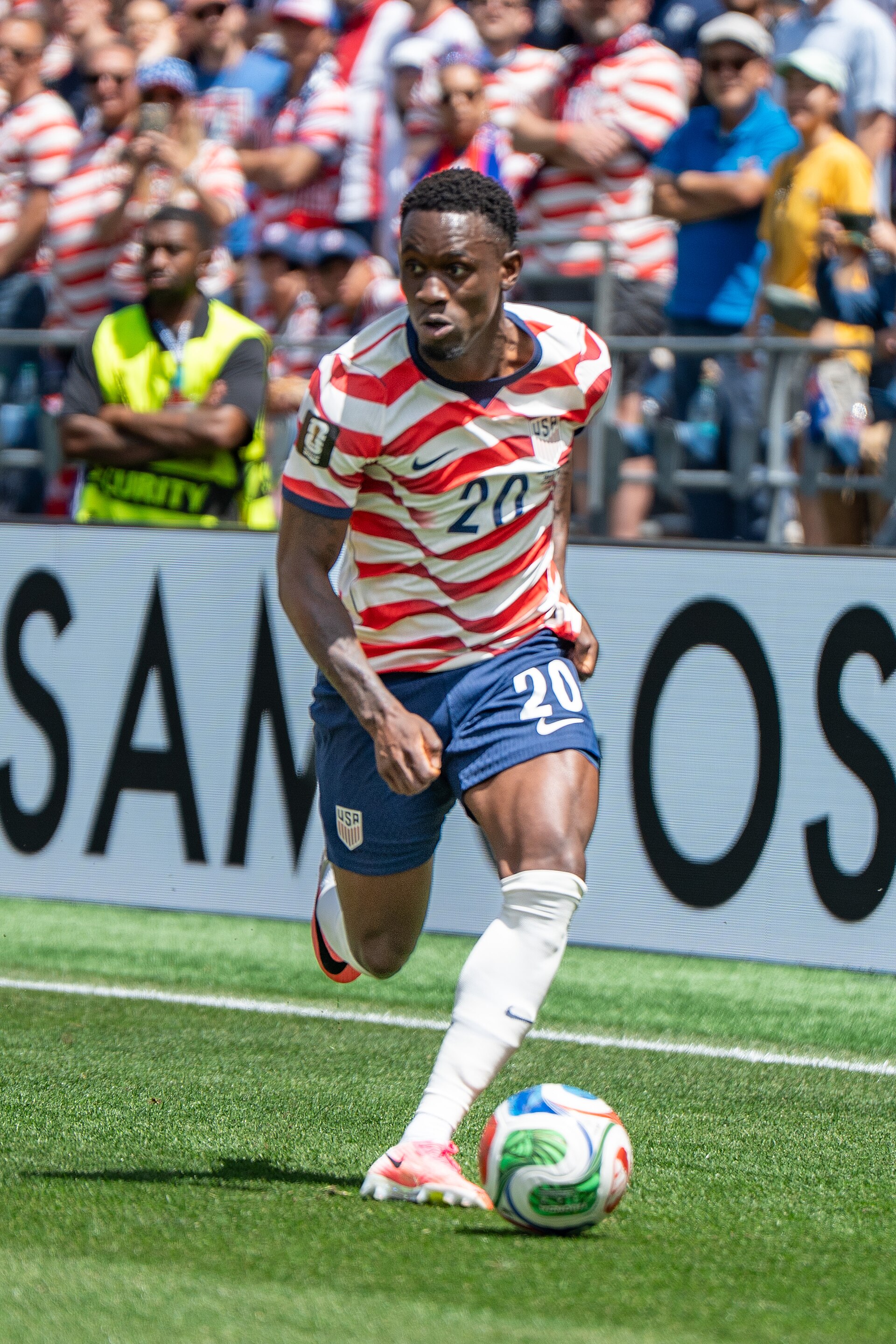 Folarin Balogun during United States v Australia on 19 June 2026 at the 2026 FIFA World Cup