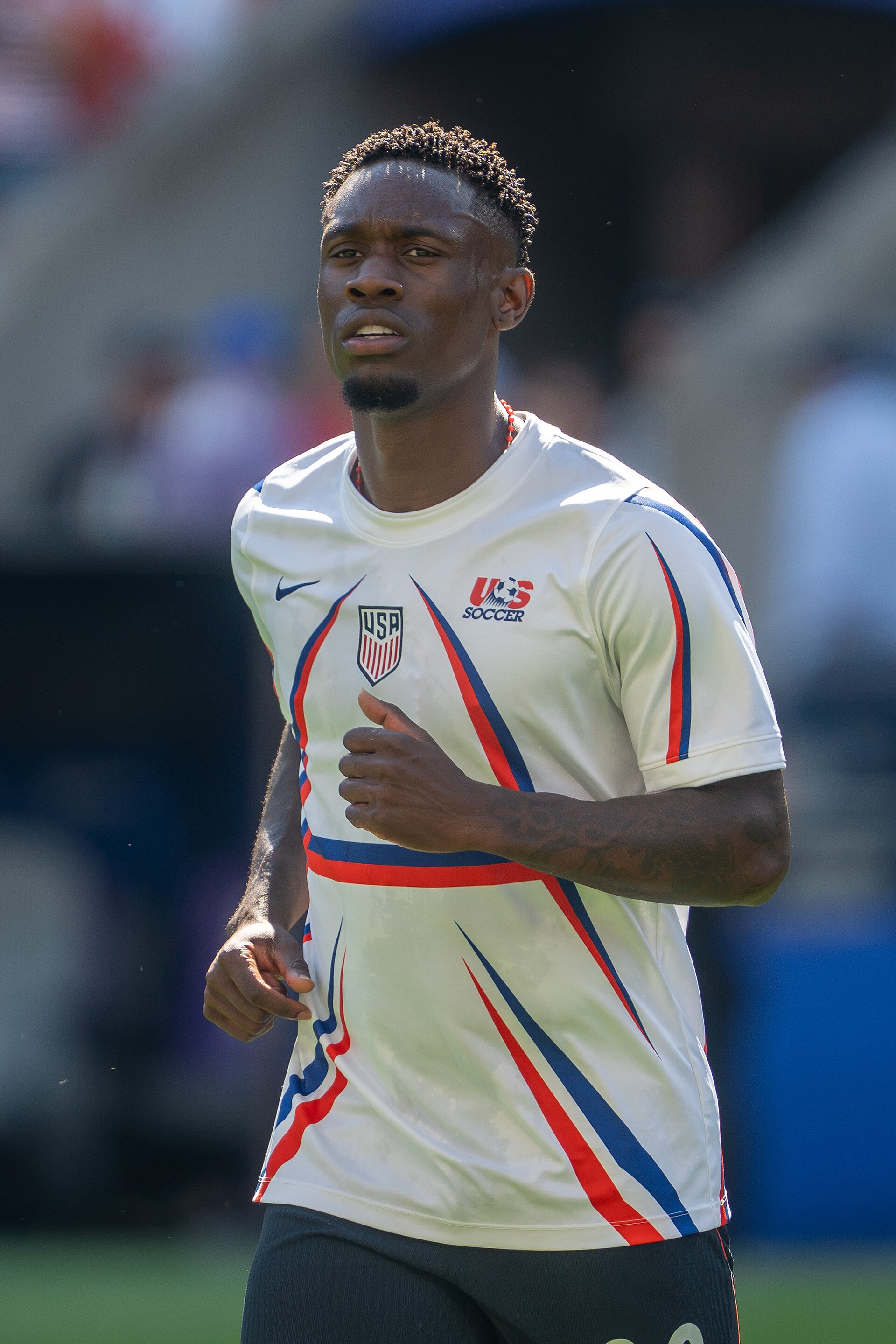 Folarin Balogun during Belgium v United States at the 2026 FIFA World Cup