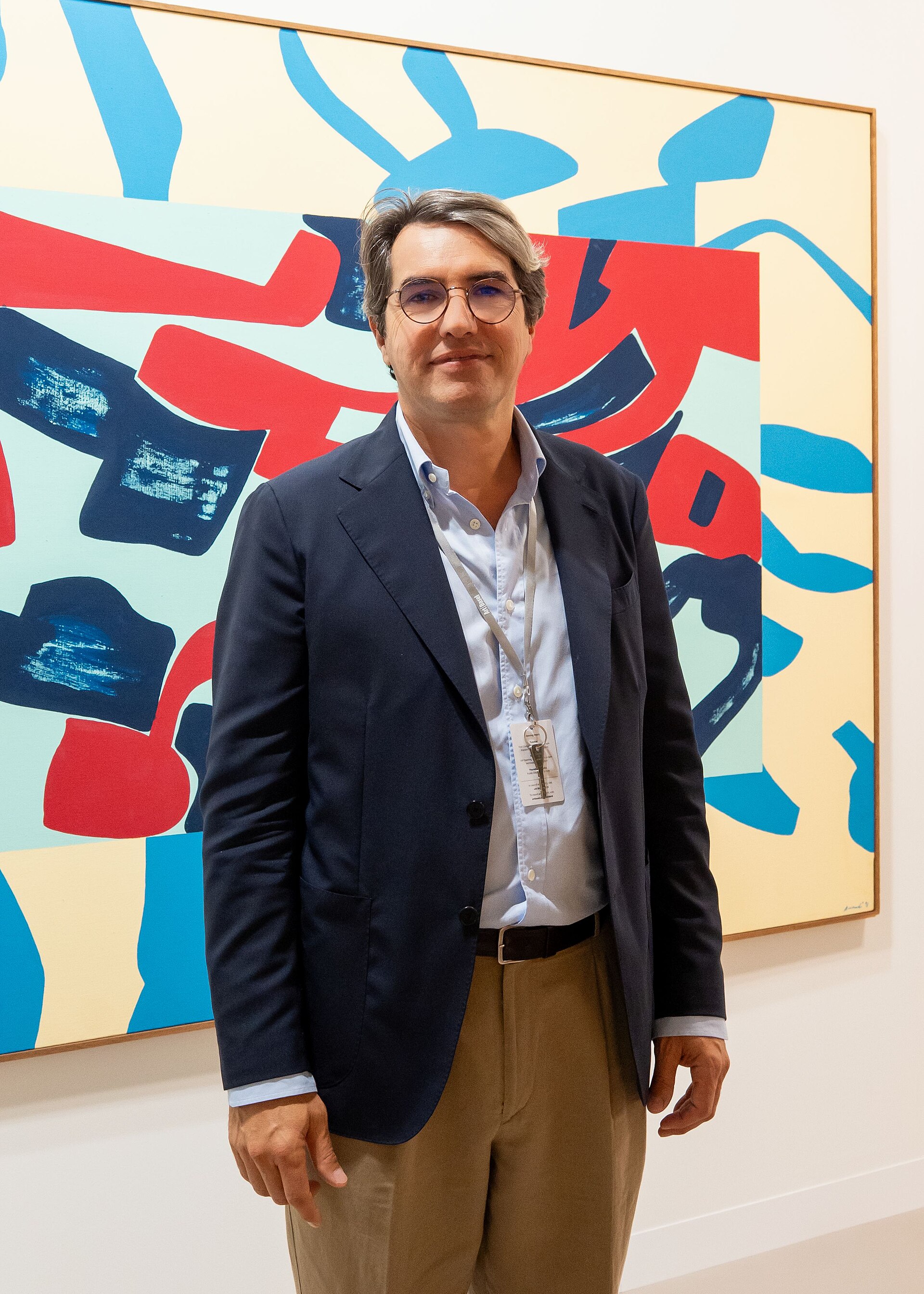 Frédéric Mariën, son of Greta Meert, at Art Basel 2025