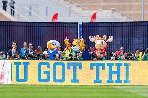 World Cup mascots during France v Morocco at the 2026 FIFA World Cup