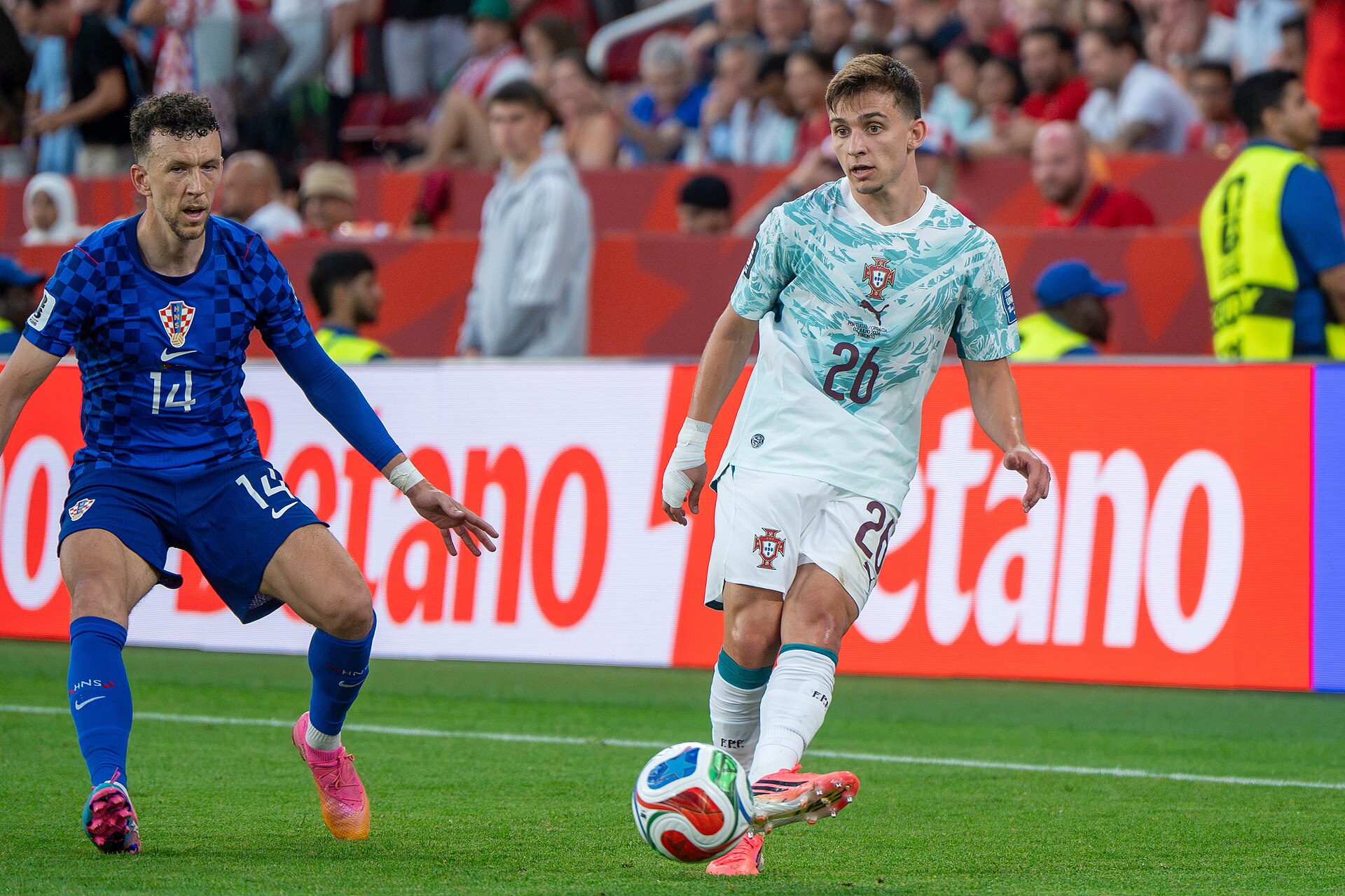 Francisco Conceicao during Croatia v Portugal on 2 July 2026 at the 2026 FIFA World Cup