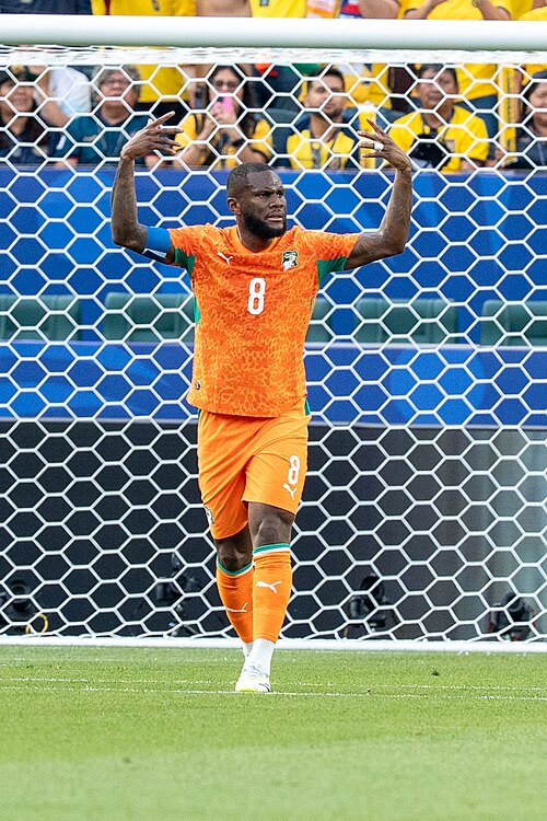 Franck Kessie during Côte d'Ivoire v Ecuador on 14 June 2026 at the 2026 FIFA World Cup