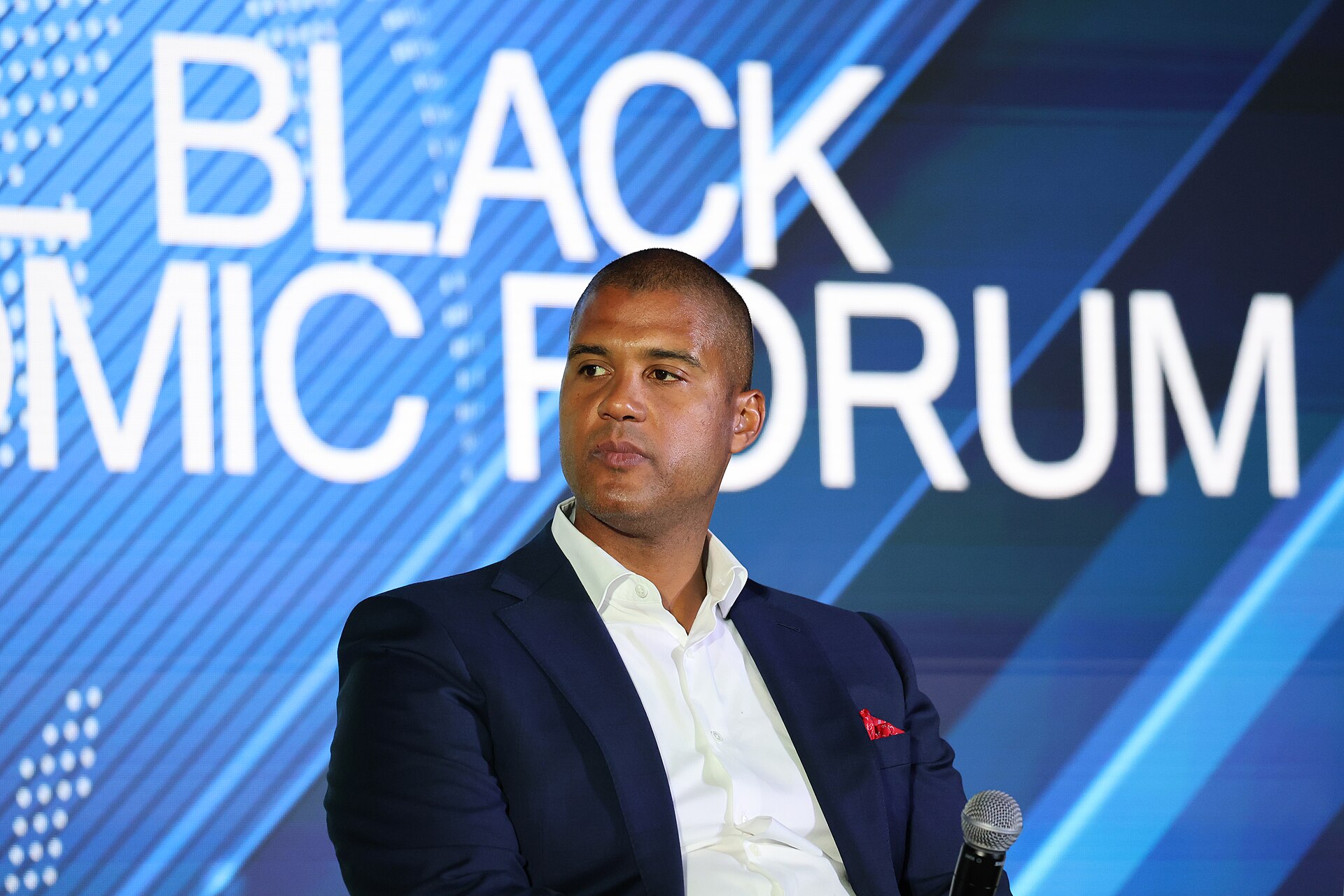 Frank Holland at Essence Festival Global Black Economic Forum in New Orleans, Louisana in July 25